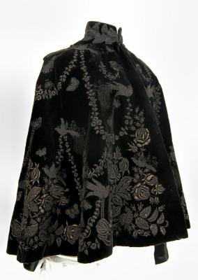 Costume, Outerwear - Black Velvet Cape