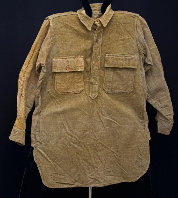 Costume, Uniform - Repaired Army Shirt