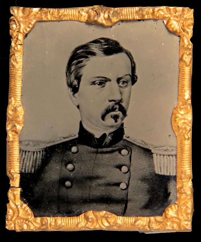 Tintype of Gen. McClellen out of case