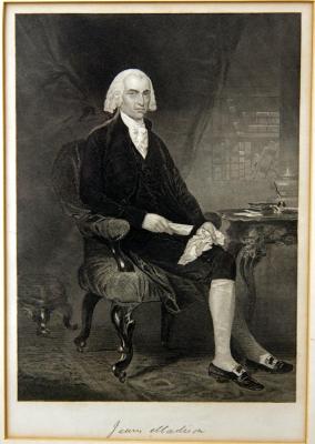 James Madison engraving crop