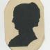 Mary Eliza Scranton silhouette framed