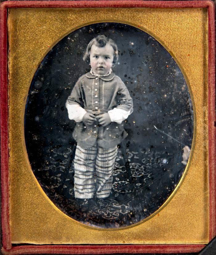 Daguerreotype little boy