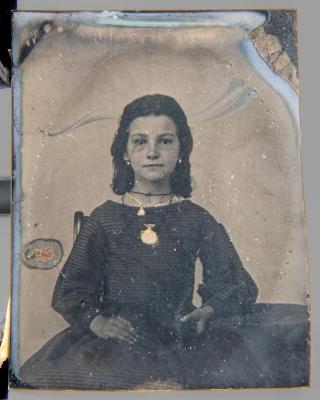 Tintype of Mrs. Benjamin Ellery Hale 