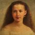 Painting - Portrait of Mary Elizabeth Bushnell (Mrs. Samuel C. Bushnell, 3/8/1852 to 1930)