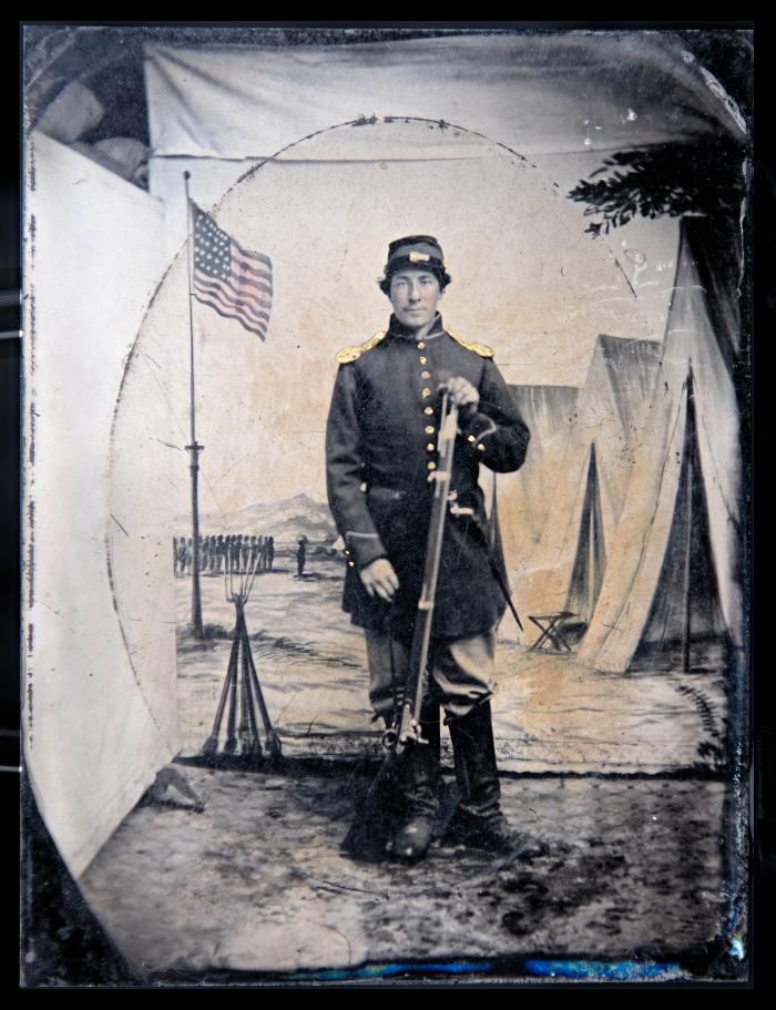 Unknown Union soldier unframed