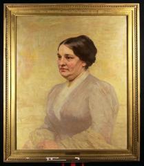 Painting - Portrait of Mrs. Emily Fowler Clark Bushnell 