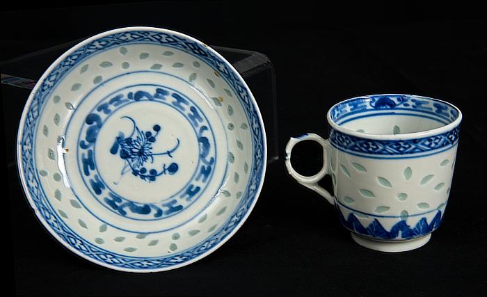 Riceware cup & saucer