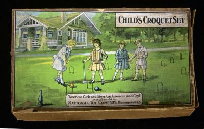 Child's Croquet Set box