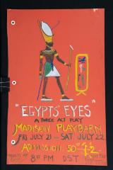 Poster - "Egypts' Eyes", Red - 3
