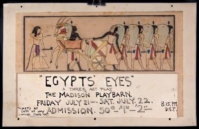 Egypts' Eyes poster tan