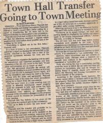 Coll. 002 Fold. 028 Doc. 012 Town Hall Transfer Going to Town Meeting