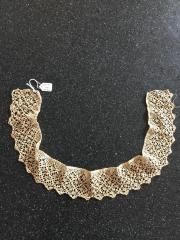 Crocheted ladies lace collar