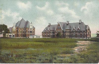 Postcard of Norwich State Hospital