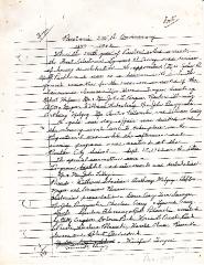 Handwritten proof copy of Preston 275th Anniversary brochure.  photocopy