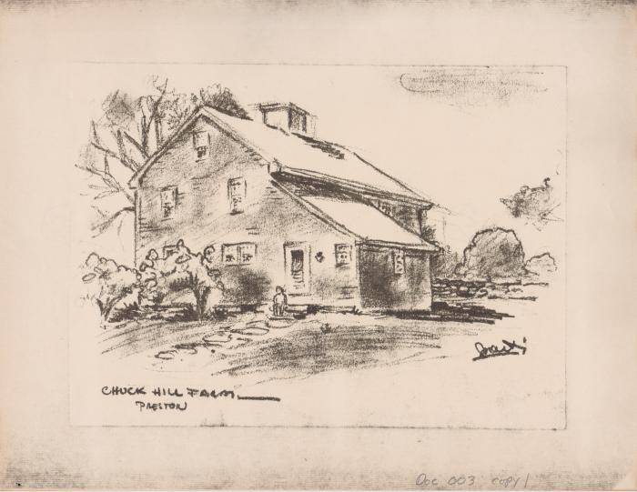 Photocopy of "Chuck Hill Farm - Preston"
