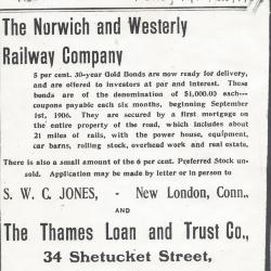 Norwich Westerly Railroad