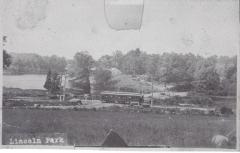 Photograph of trolley near Lincoln Park, Hallville, Preston