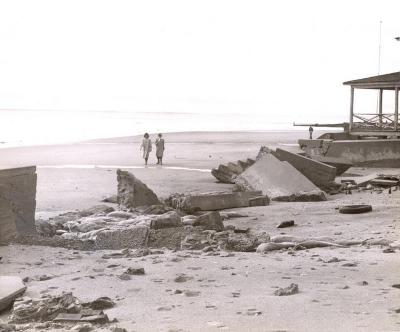 Hurricane of 1954-Fairfield Beach Aftermath