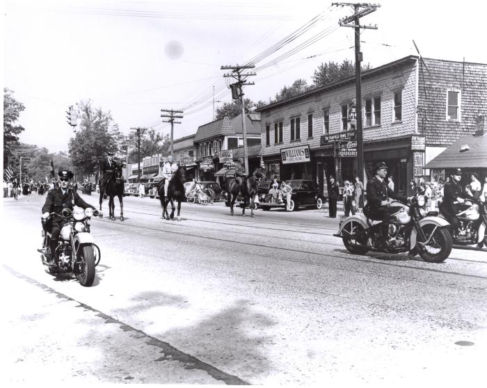 Police in Memorial Day Parade, 1947