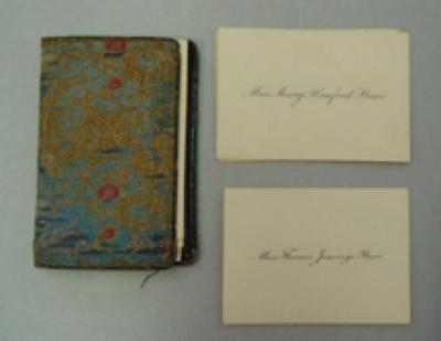 Calling Card Case and Cards