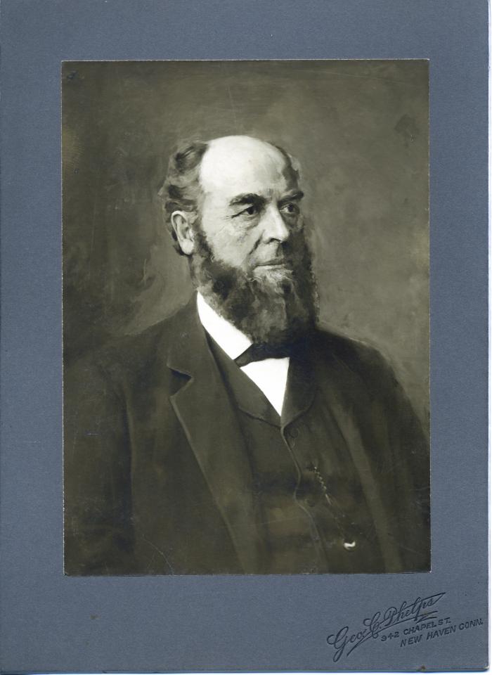 Photo of C.S. Bushnell painting by Geo. C. Phelps 