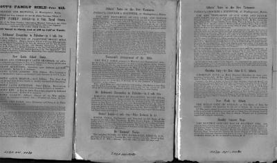 The Missionary Herald (4 copies). September 1842, October 1842, November 1842, December 1842.