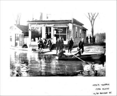 Photo of Otto's Tavern 1936 Flood