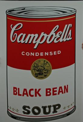 Black Bean, from Campbell's Soup I