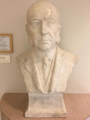 Portrait bust of Edward T. Bedford