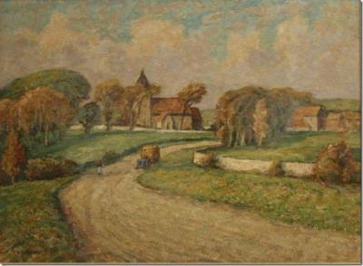 Rural Landscape with Church