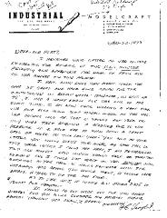 Letter to Philip Platt