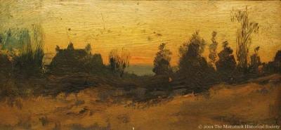 Landscape with Sunset