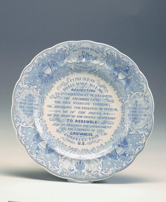 Connecticut Collections : Physical Object : Plate, Commemorative [X70.65]
