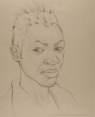 Drawing of an Unknown Man's Head (Negro)