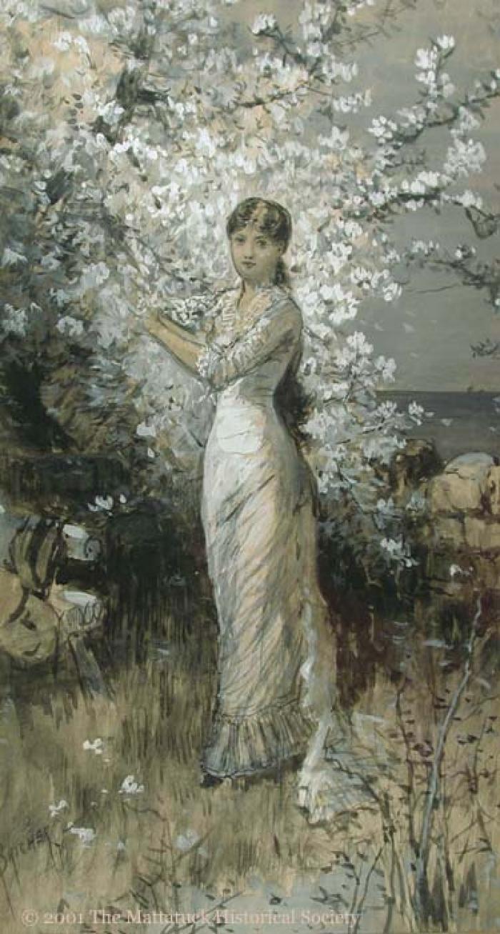 Young Lady in the Orchard