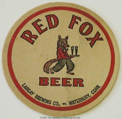 Red Fox Beer Coaster;Red Fox Beer Coaster