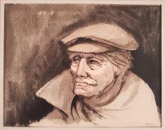 Untitled male portrait;Untitled male portrait (artist's grandfather)