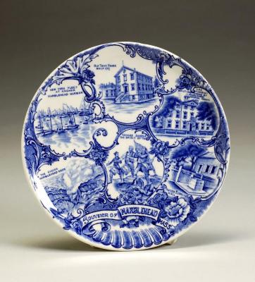 Souvenir Plate: Marblehead, Massachusetts