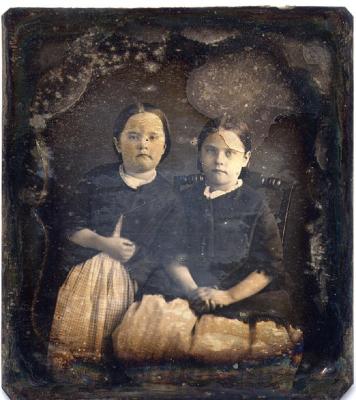 Portrait of Helen Platt and Caroline Amelia Platt