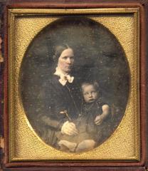Portrait of Adelia Porter Law and Homer L. Law