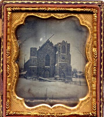 St. John's Church After the Fire of December 24, 1868