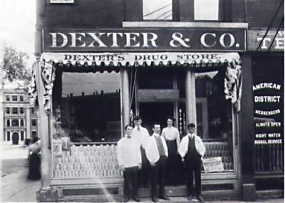 Dexter's Drug Store, Broadway, Waterbury