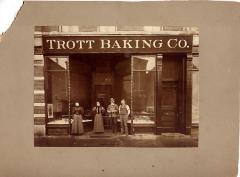 Exterior of The Trott Baking Co., 122 East Main Street, Waterbury