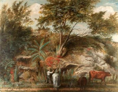 Untitled (Landscape with Cows)