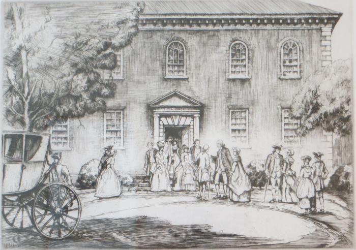A Vestryman of Pohick Church, from the portfolio, The Bicentennial Pageant of George Washington