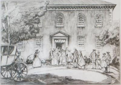 A Vestryman of Pohick Church, from the portfolio, The Bicentennial Pageant of George Washington