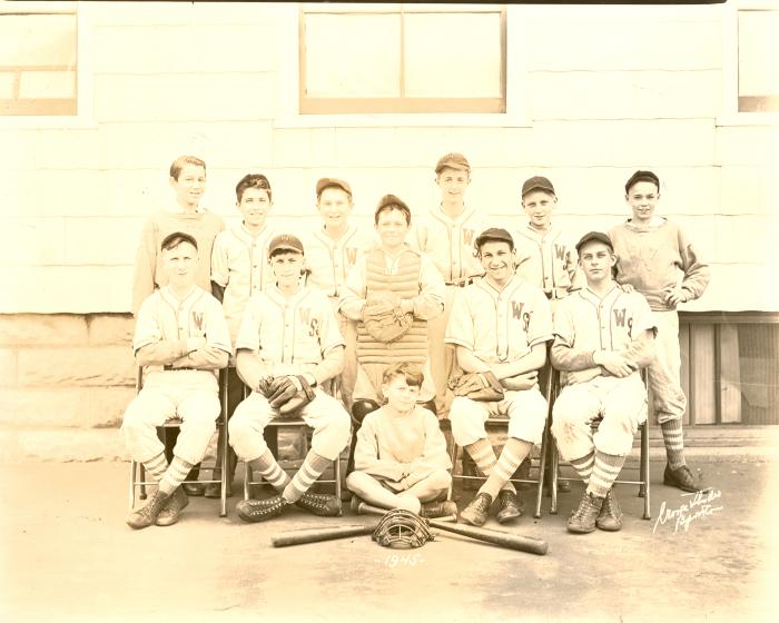 Washington School 1945 Baseball Team