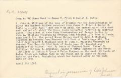 John A. Williams Deed to James H. Fitch & Daniel S. Guile