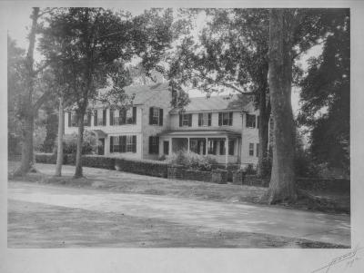 Photographs -  The Front of General William W. Harts Residence