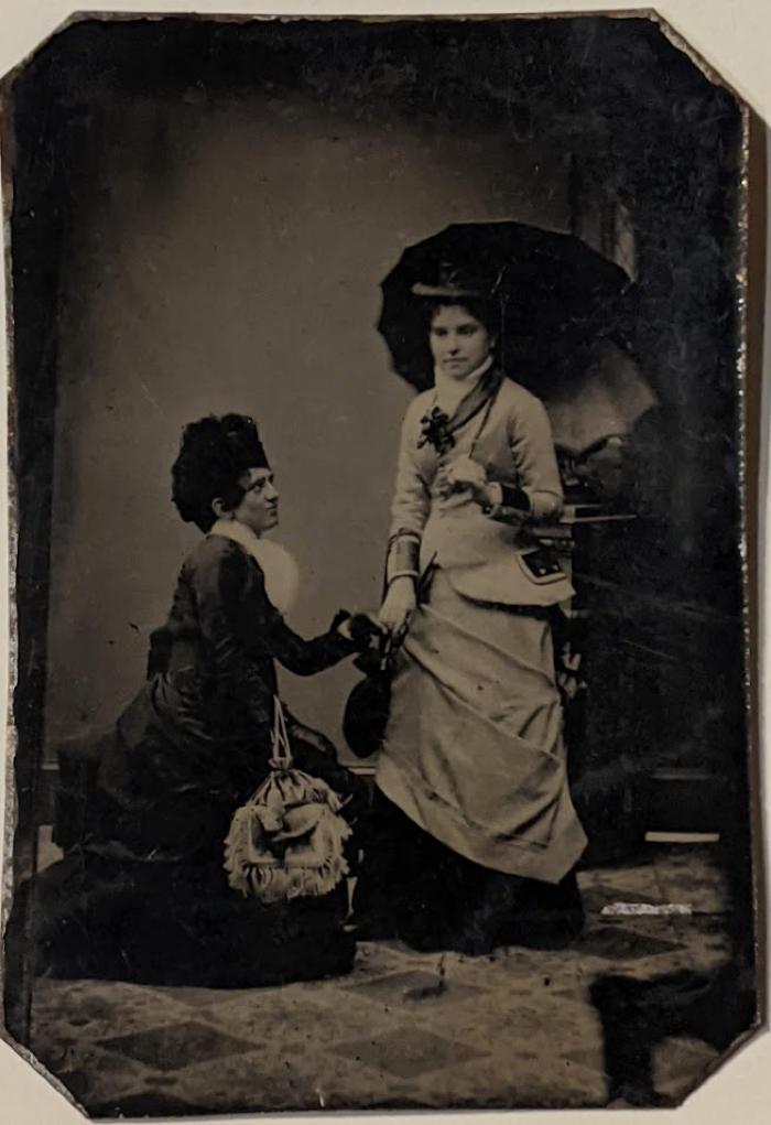 Portrait of Two Unknown Women